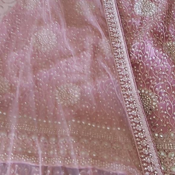 Sharara Set In Blush Pink colour - Picture 3 of 6